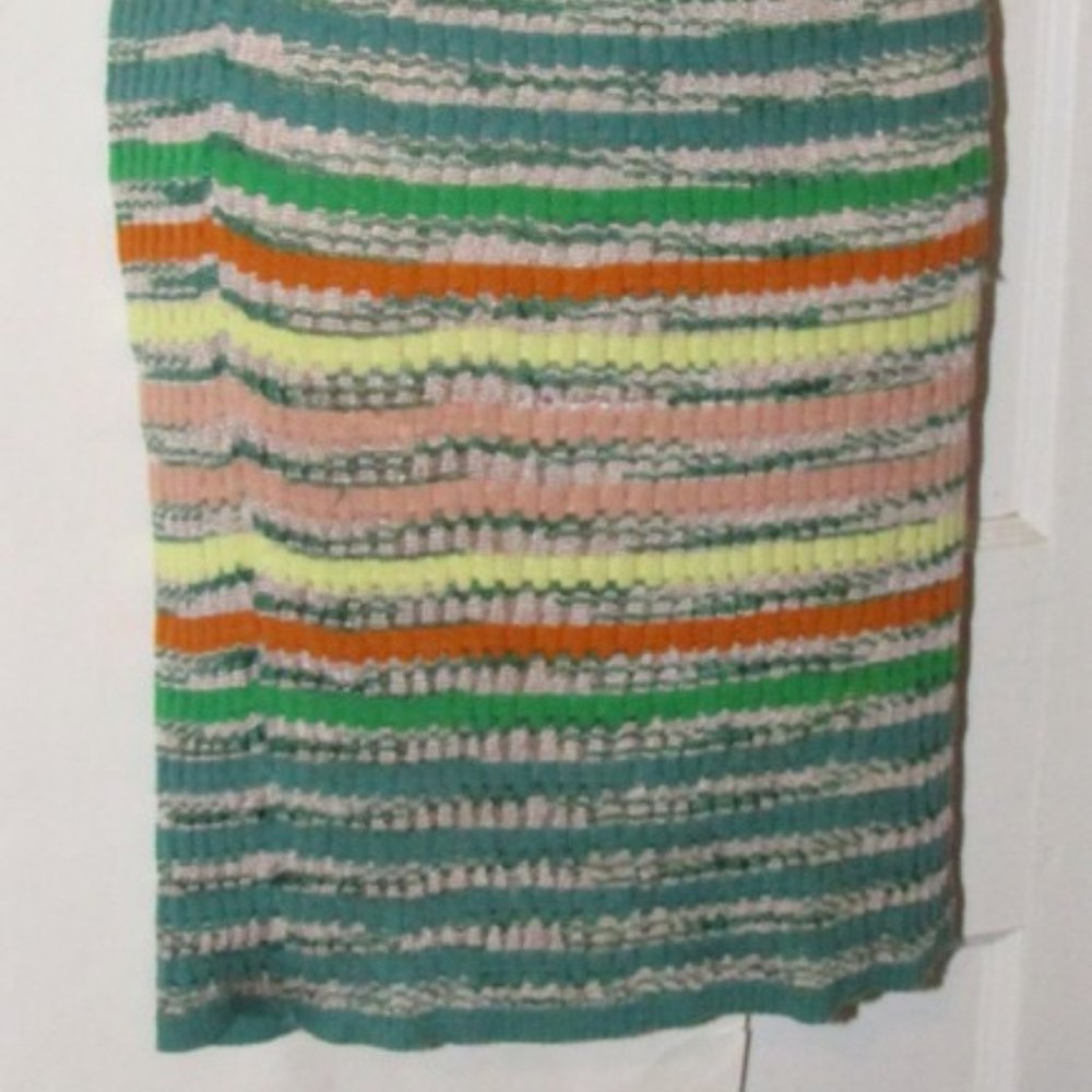 Missoni Green Blue Orange Pink Chevron Stripes - Picture 6 of 7